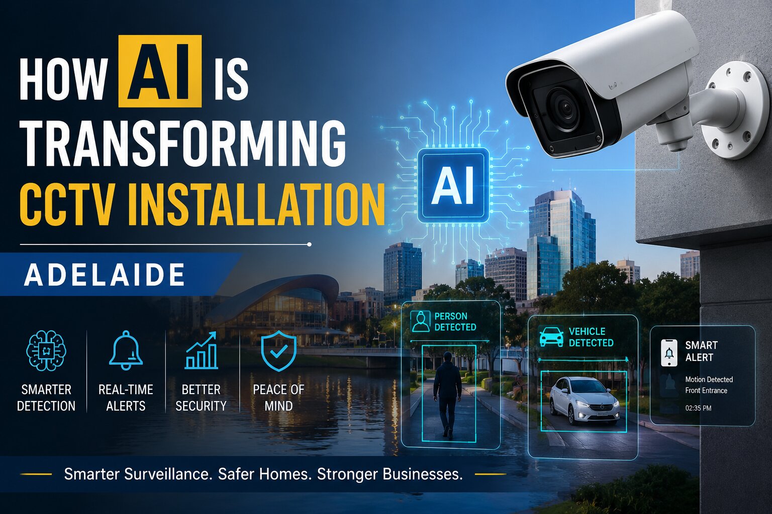 How AI Is Transforming CCTV Installation Adelaide for Homes and Businesses